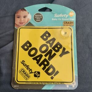Baby On Board Car Sign